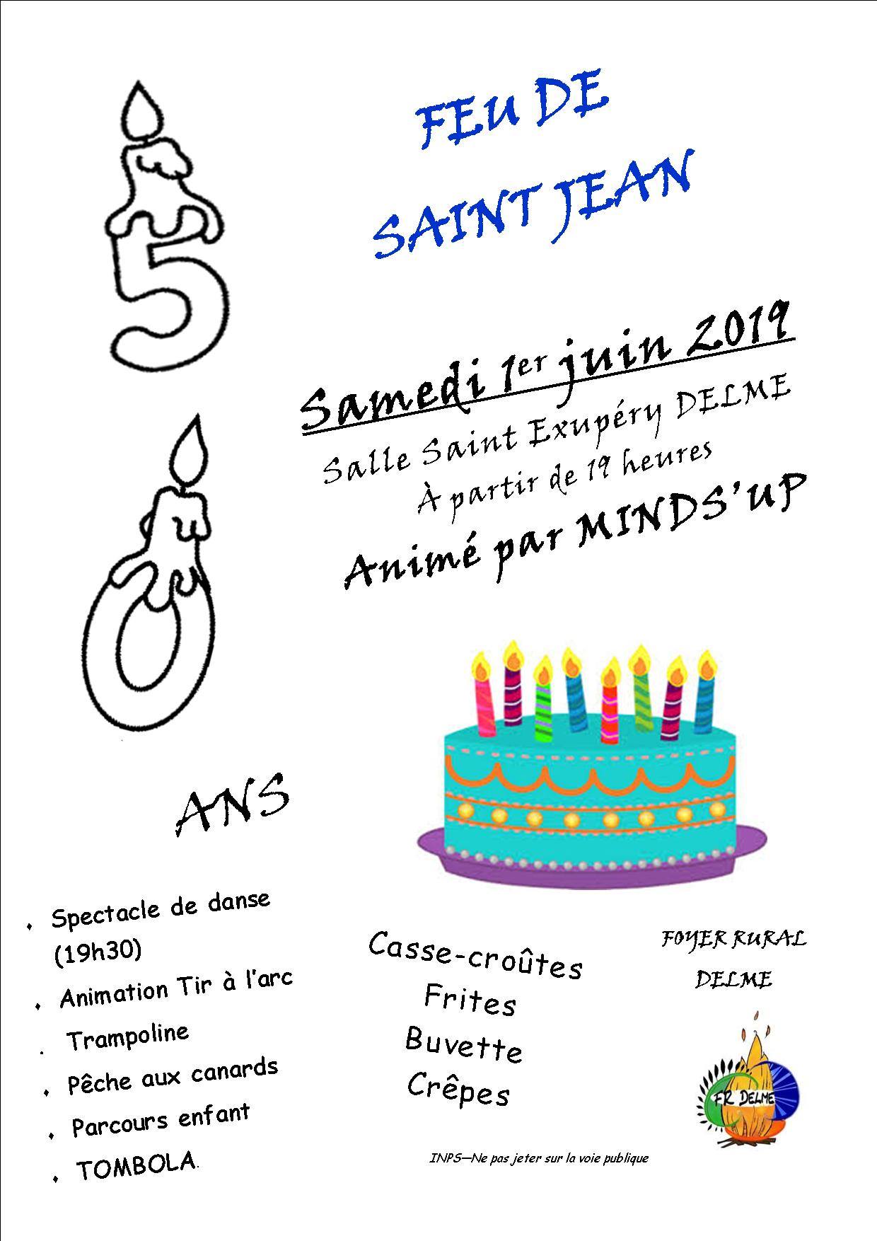 Feu de la Saint Jean 1er juin 2019