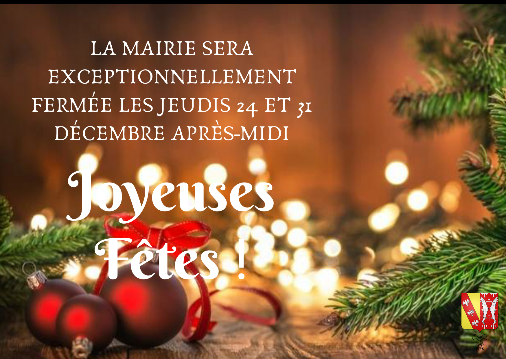Fermeture Mairie